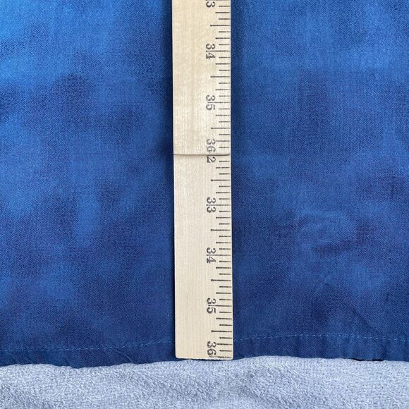 National Since 1952 Hawaiian Dress Women’s Petit Large Blue White Floral Pattern - Picture 9 of 13